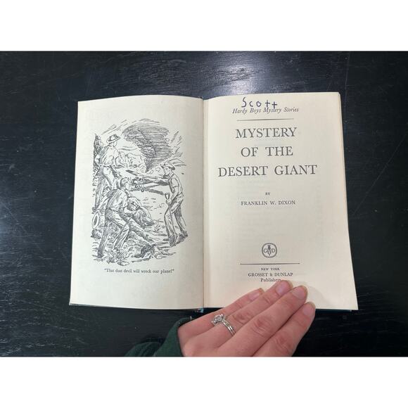 The Hardy Boys- Franklin W. Dixon Mystery of the Desert Giant- 8940 1961 - Picture 5 of 6